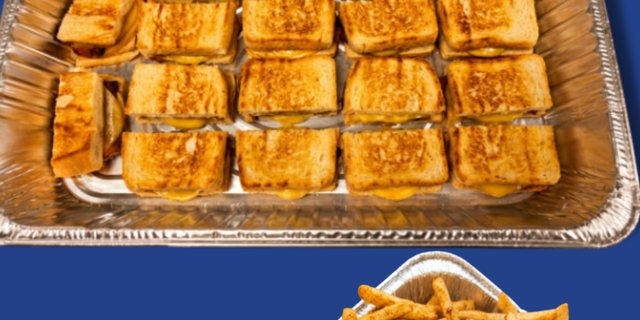 Grilled Gouda Tray with Fries