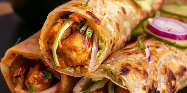 Chicken Kaathi Rolls