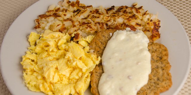 Country Fried Steak & Eggs