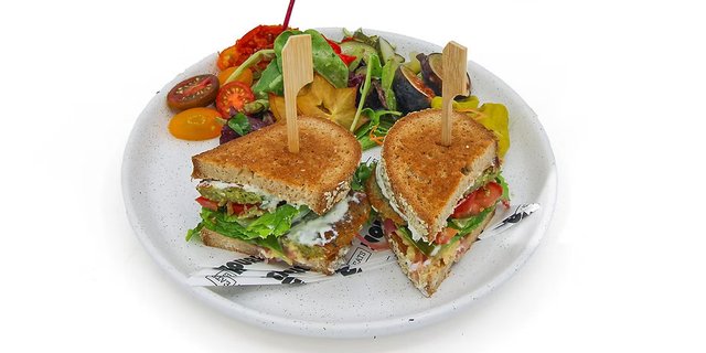 Falafelly Good Sandwich Platter
