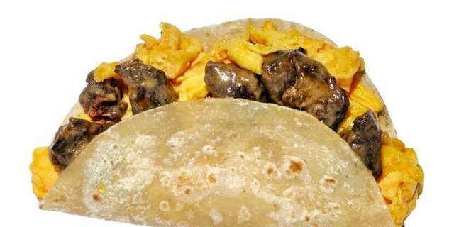 Sirloin, Egg & Cheese Taco
