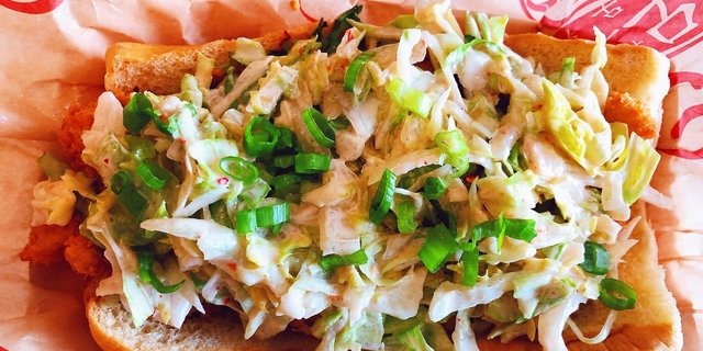 Szechuan Chicken Po' Boy