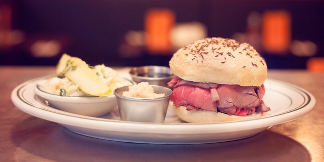 Beef on Weck Sandwich