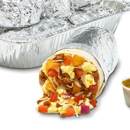 Small Breakfast Chorizo Burrito