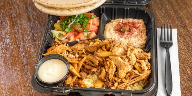 Chicken Shawarma Rice Lunch Box