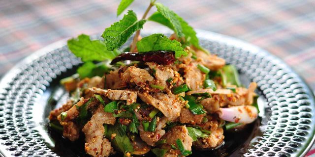 Nam Tok Moo Salad