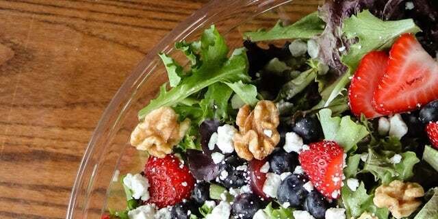 Berry & Goat Cheese Salad Party Platter
