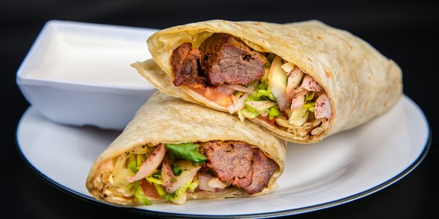 Lamb Shish Wrap