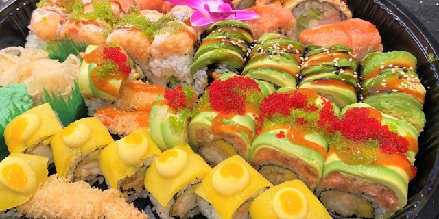 Special Sushi Roll Catering Package Serves 12 People