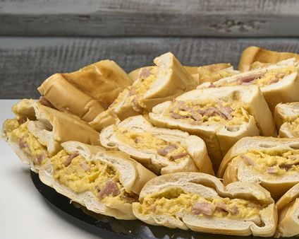 Catering Ham Egg and Cheese Sandwich