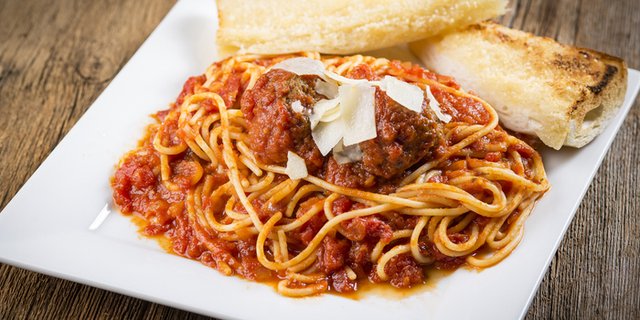 Spaghetti w/ Meatballs Tray