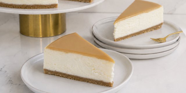 Caramel Cheesecake Slice