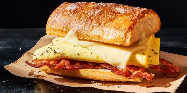 Ciabatta Bacon, Egg & Cheese Sandwich Boxed Breakfast