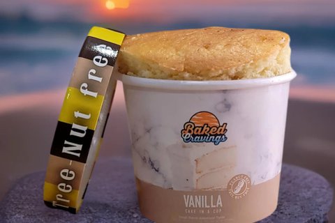 Vanilla Cake in a Cup