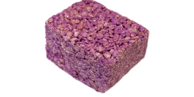 Ube Rice Krispie Treat