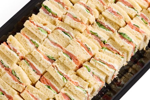 Smoked Salmon Mini Sandwiches