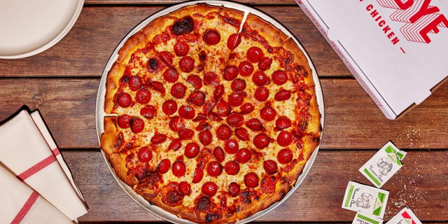 Hand-Stretched Pepperoni Pizza