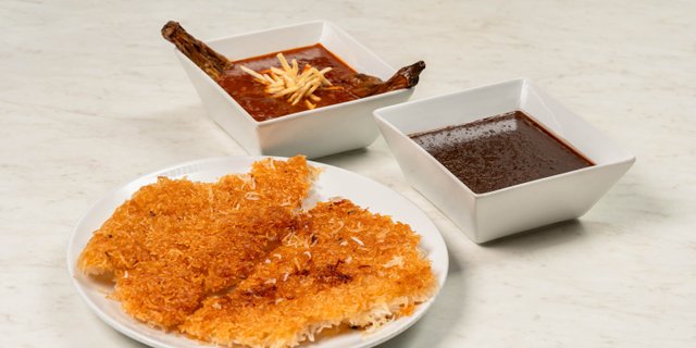 Tahdig w/ Two Stews