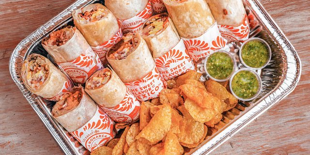 Lunch Burrito Tray