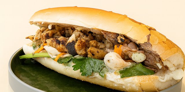 Chicken Bahn Mi Sandwich