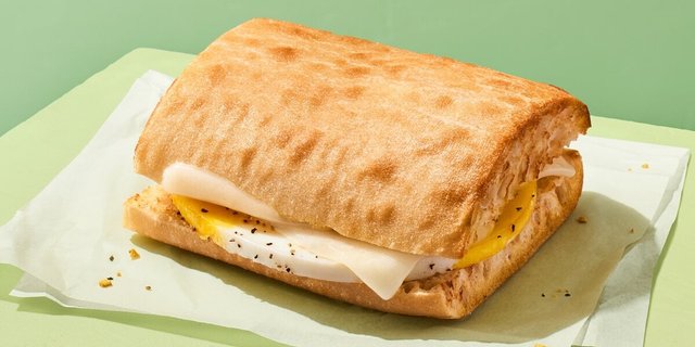 Ciabatta Egg & Cheese Sandwich
