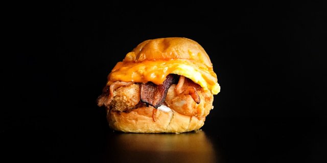 Chicken & Bacon Breakfast Jr. Sandwich