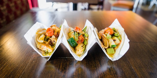 Roasted Seasonal Vegetables Tacos