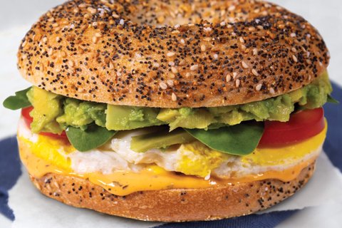 Individual Garden Avocado Egg Sandwich Meal