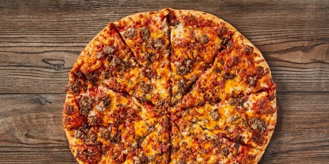 Bacon Double Cheeseburger Pizza