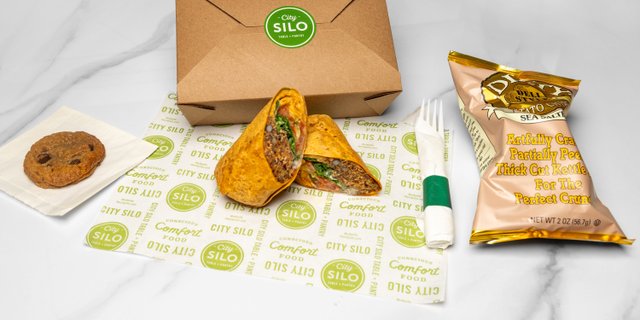 Silo Burger Wrap Boxed Lunch