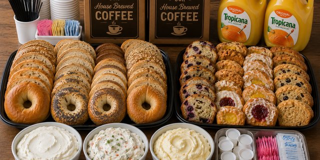 Corporate Breakfast for 45 to 50 People