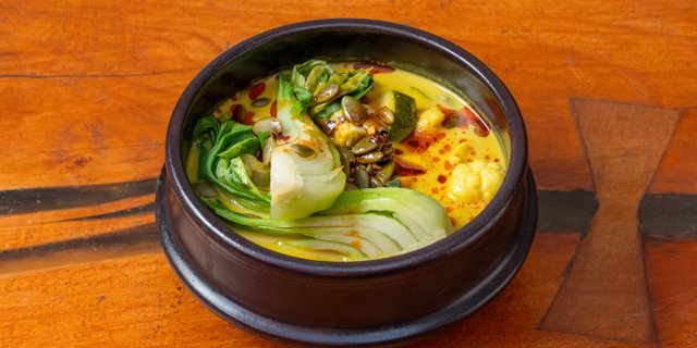 Coconut Calabasa Vegetable Curry