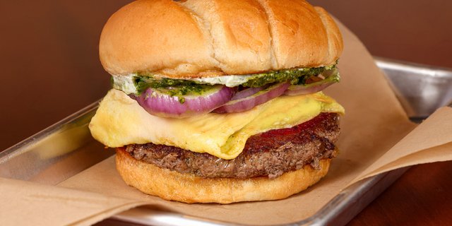 The Burns Road Bun Kabob Burger