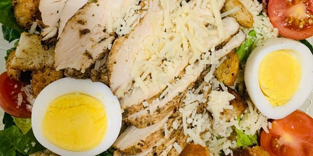 Grilled Chicken Caesar Salad Bowl
