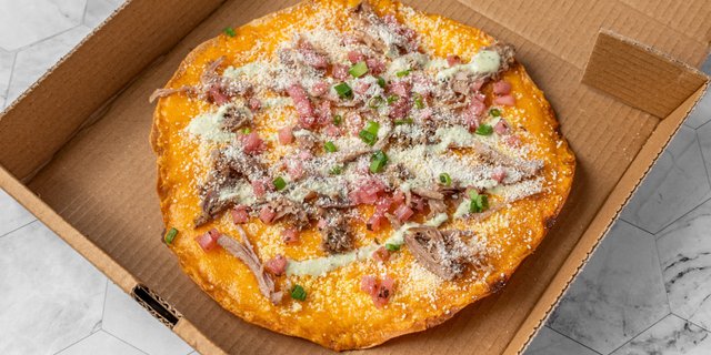 Carnitas Cheese Crisp