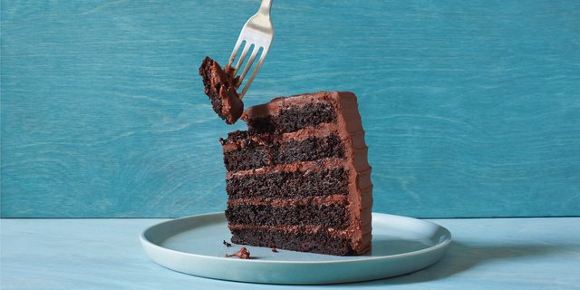 Chocolate Layer Cake Slice