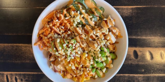 Grilled Chicken Avocado Bowl