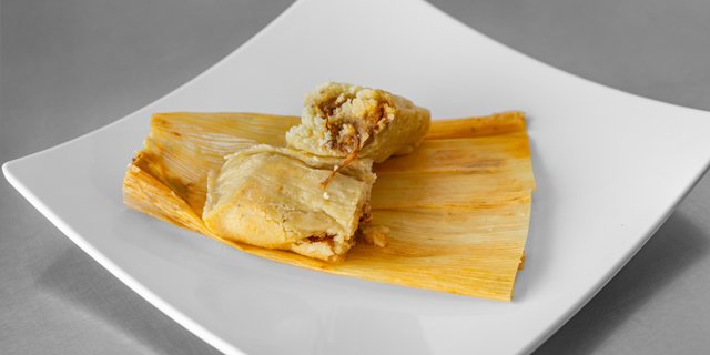 Beef Tinga Corn Husk Tamale