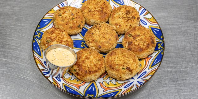 Salmon Croquettes & Creole Sauce