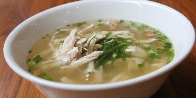 Poached Chicken Pho