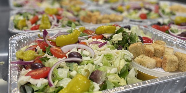 Jumbo House Salad w/ Focaccia Bread