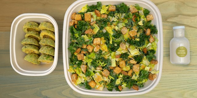 Avocado Caesar Salad