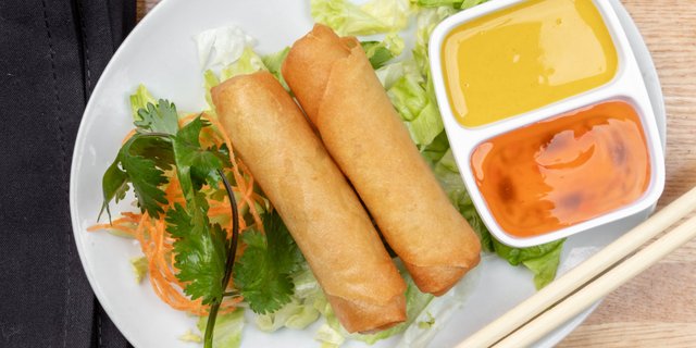 Homemade Crispy Spring Rolls