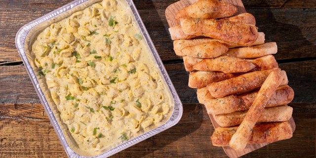 Creamy Pesto Tortellini
