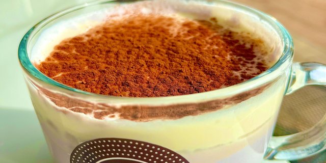 Hot Ube Caffe Latte