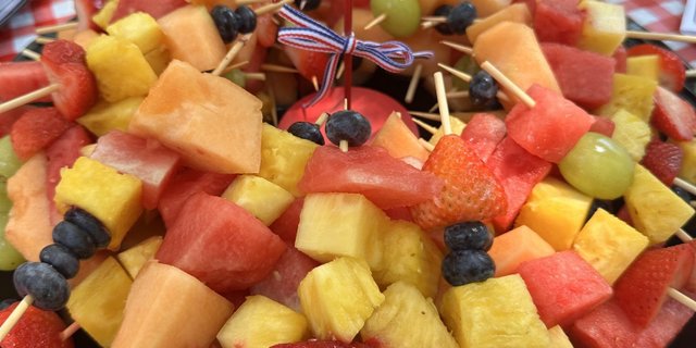 Fresh Fruit Kebabs
