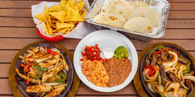 Chicken & Steak Fajita Bar