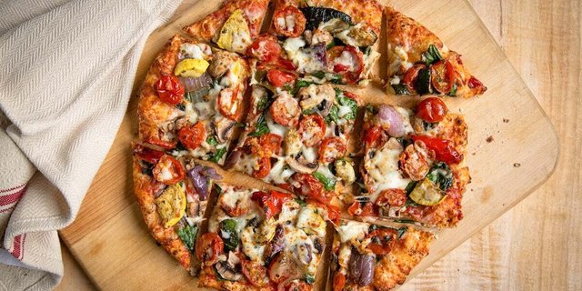 Veggie Extravaganza Thin Crust