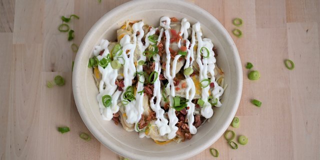 Loaded Mashed Pierogi Bowl