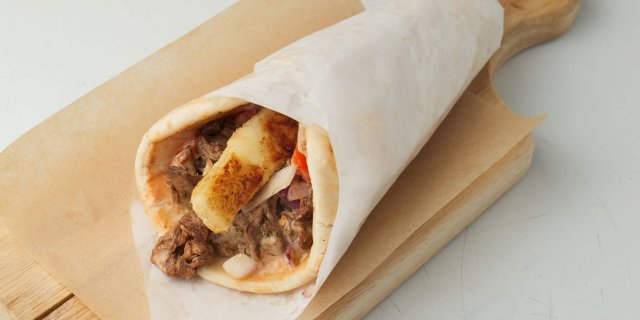 Gyro in Greek Pita